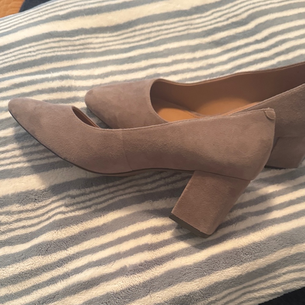 Johnston & Murphy Taupe Suede Flats - Picture 3 of 4